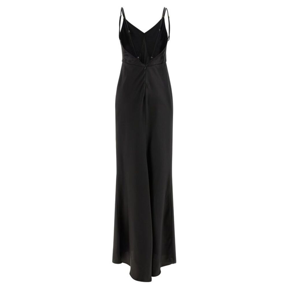Elisabetta Franchi Women's Red Carpet Satin Dress - Picture 2 of 4